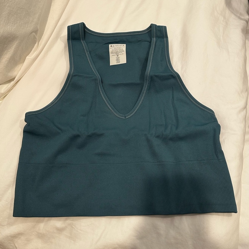 Aurora Seamless Cropped Rib Tank - Picture 4 of 6